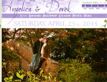 Tablet Screenshot of angelandderek.com